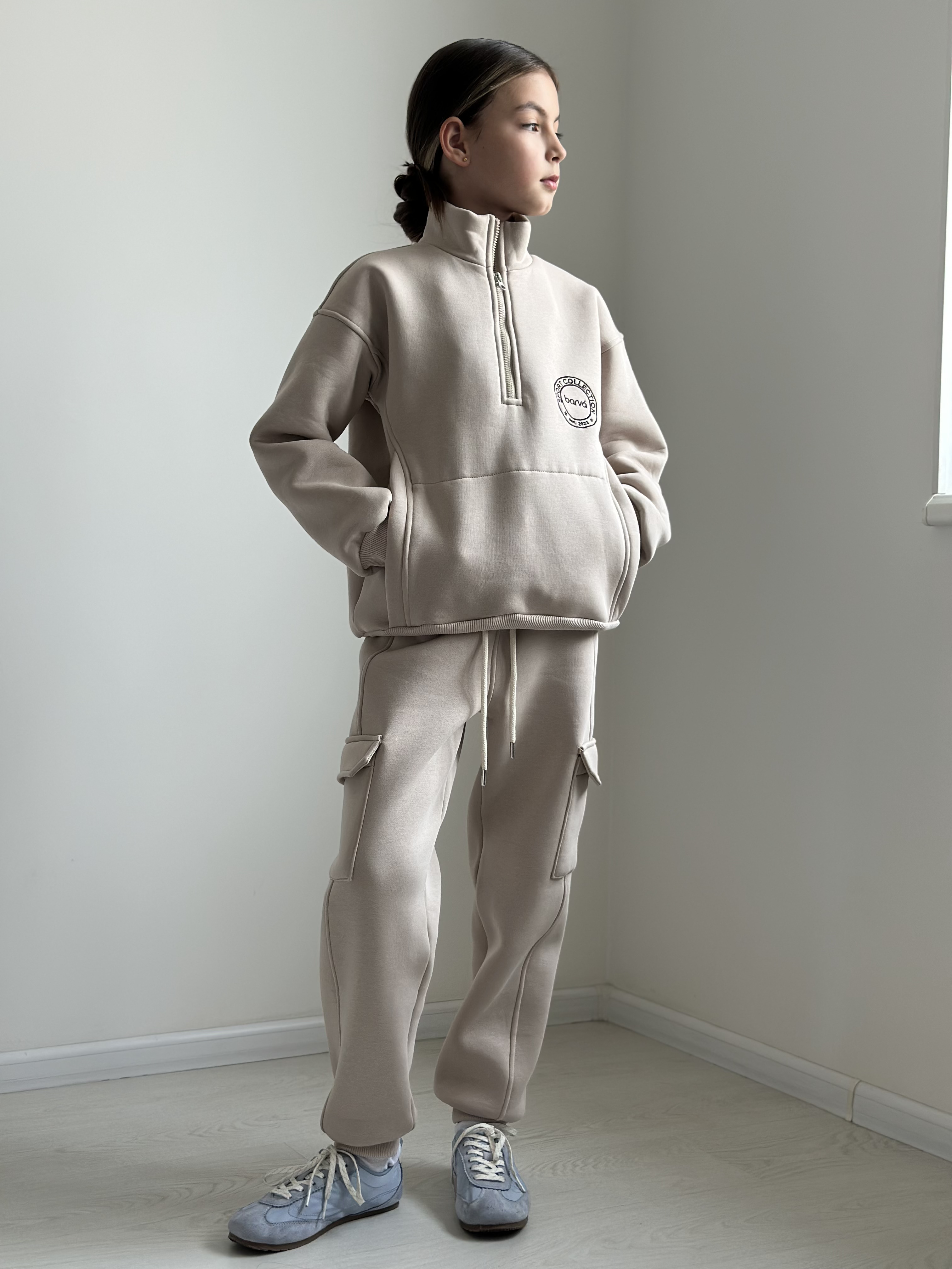 Костюм ZIP утеплений беж